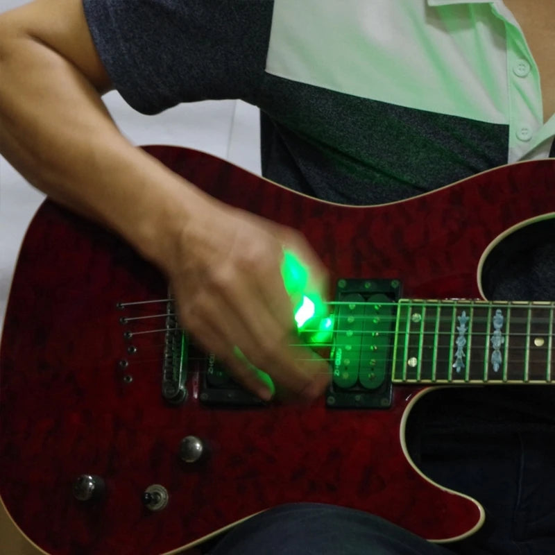 LED Glowing Guitar Pick| Stringed Instrument Glowing LED Light Guitar Accessories The Enchanted Emporium
