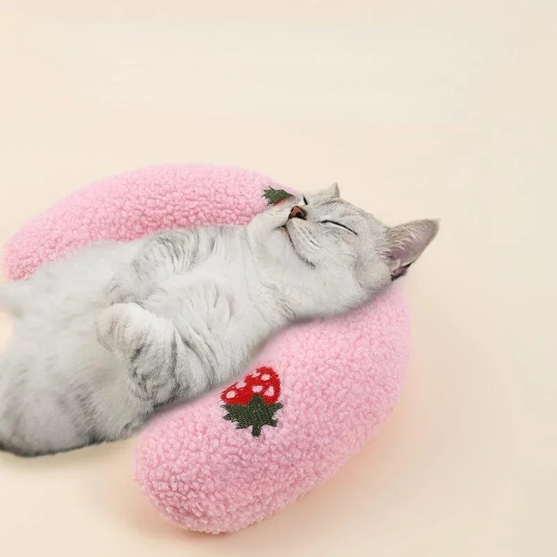 Pet Sleeping Pillow Soft U-shaped Pillow The Enchanted Emporium